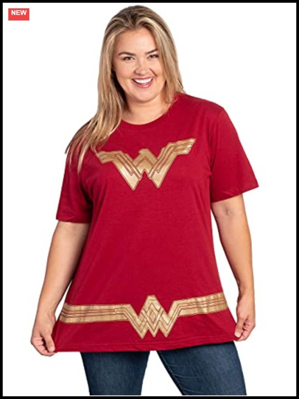 Plus Size DC Comics Costume Graphic T-Shirt Short Sleeve Tee